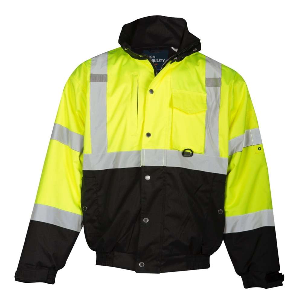 ML KISHIGO RIPSTOP SAFETY BOMBER JACKET JS130 Sz 5X EUC